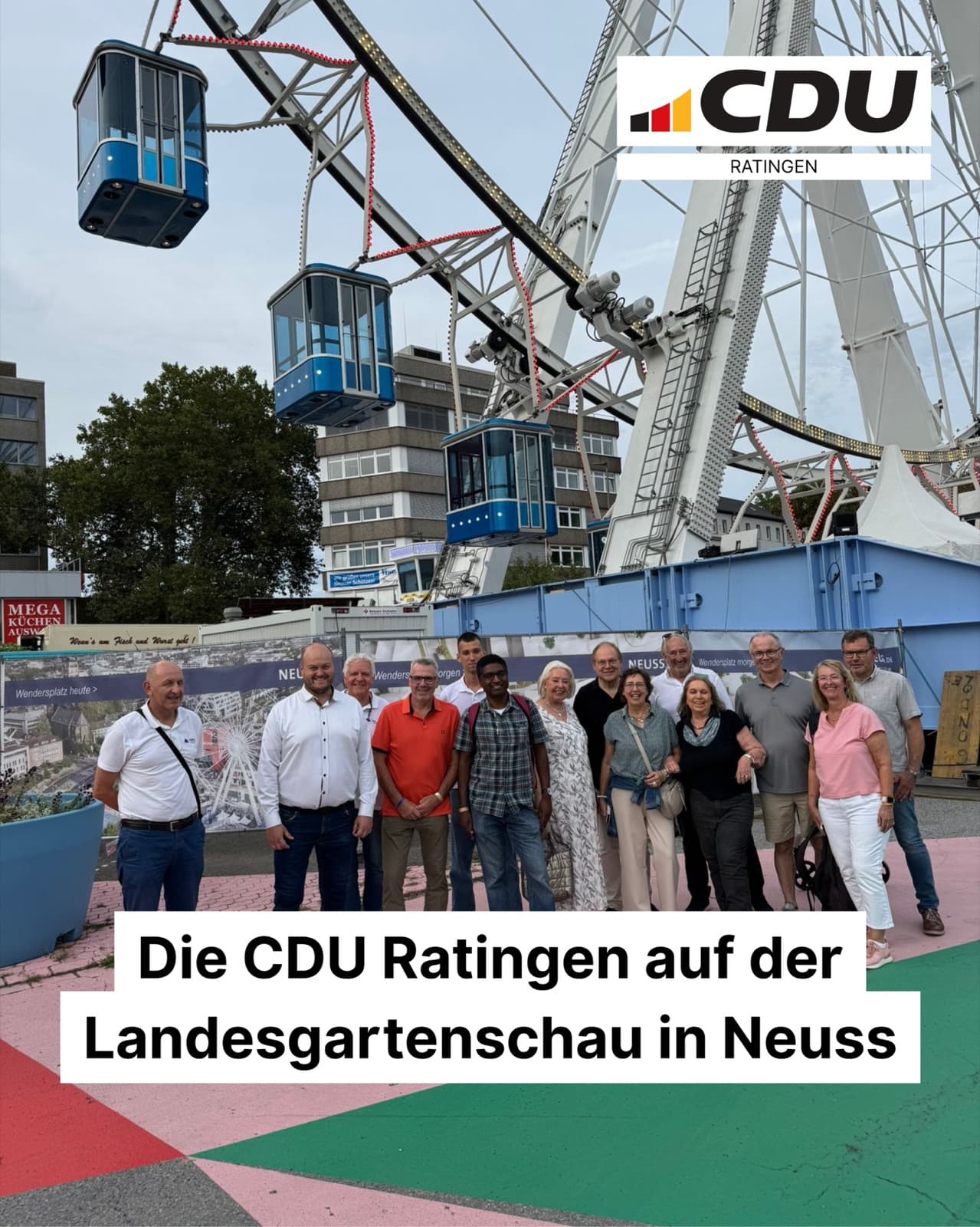 Die CDU Ratingen auf der Landesgartenschau in Neuss