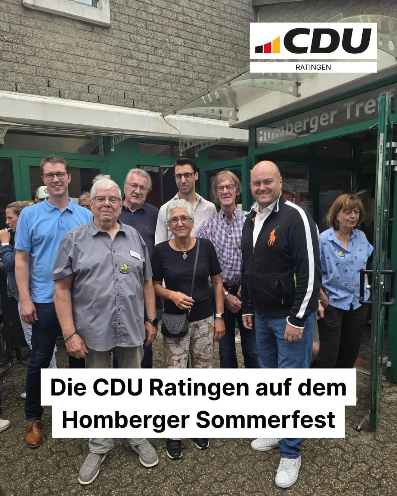 Die CDU Ratingen auf dem Homberger Sommerfest