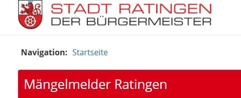Mängelmelder der Stadt jetzt verfügbar