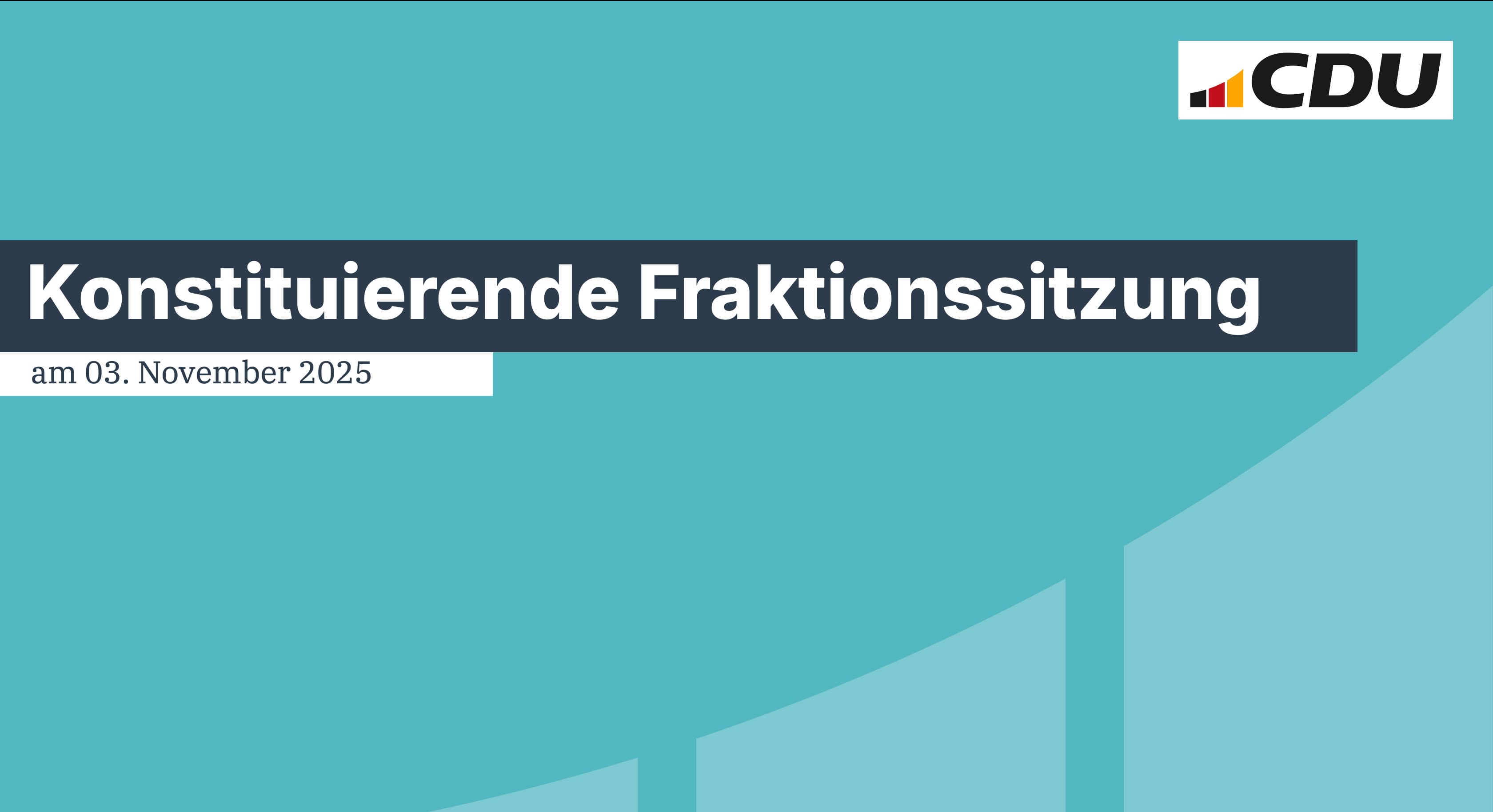CDU-Fraktion wählt neuen Vorstand